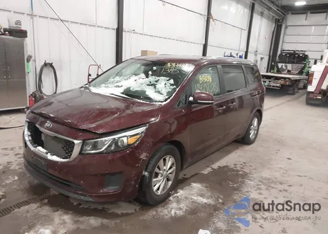 2017 Kia Sedona Lx из США, поврежденный, VIN KNDMB5C1XH6324210